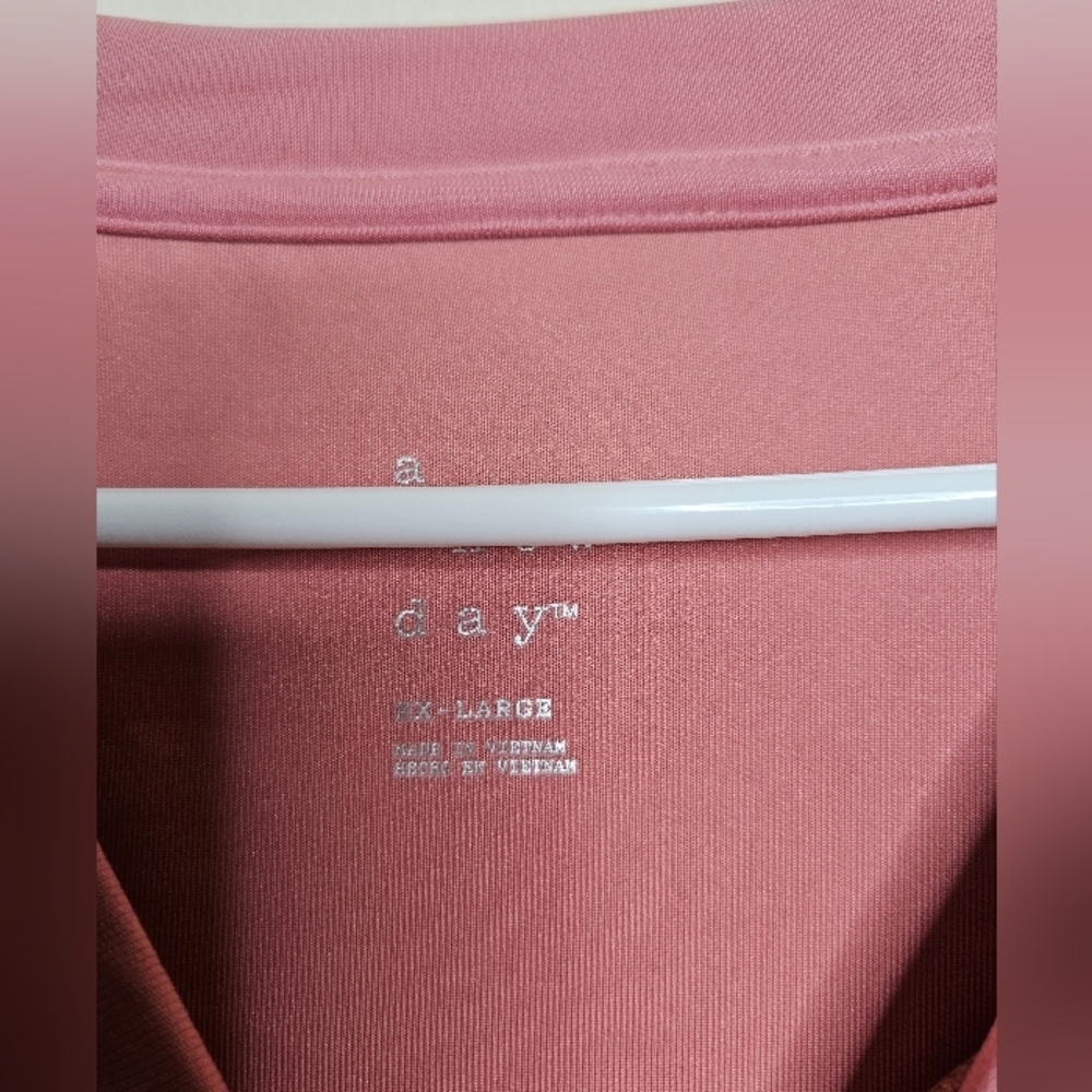 A New Day Women's Athletic Crew Neck Sweatshirt Light Pink - Picture 3 of 5